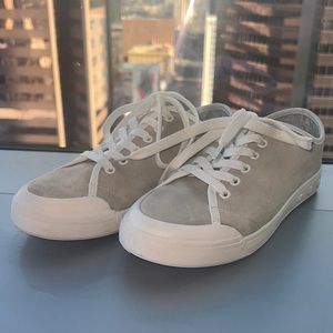Rag and Bone Grey and White Suede Sneakers size 36. Like new!